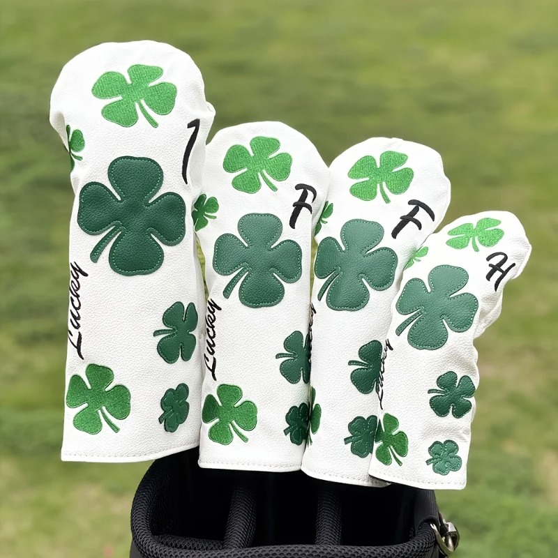 Golf Equipment Industry - Stylish Clover Golf Club Head Covers