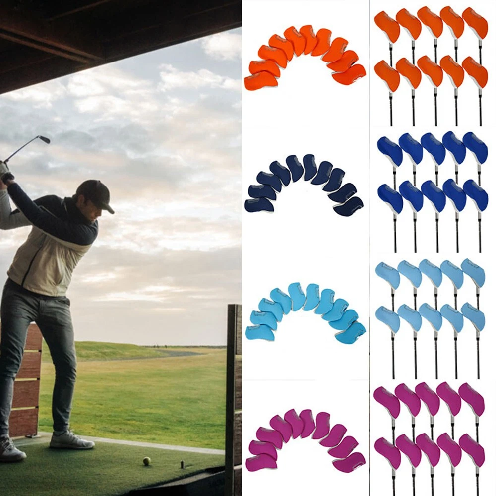 Golf Equipment Industry - Clear Visible Head Covers 10Pcs Golf