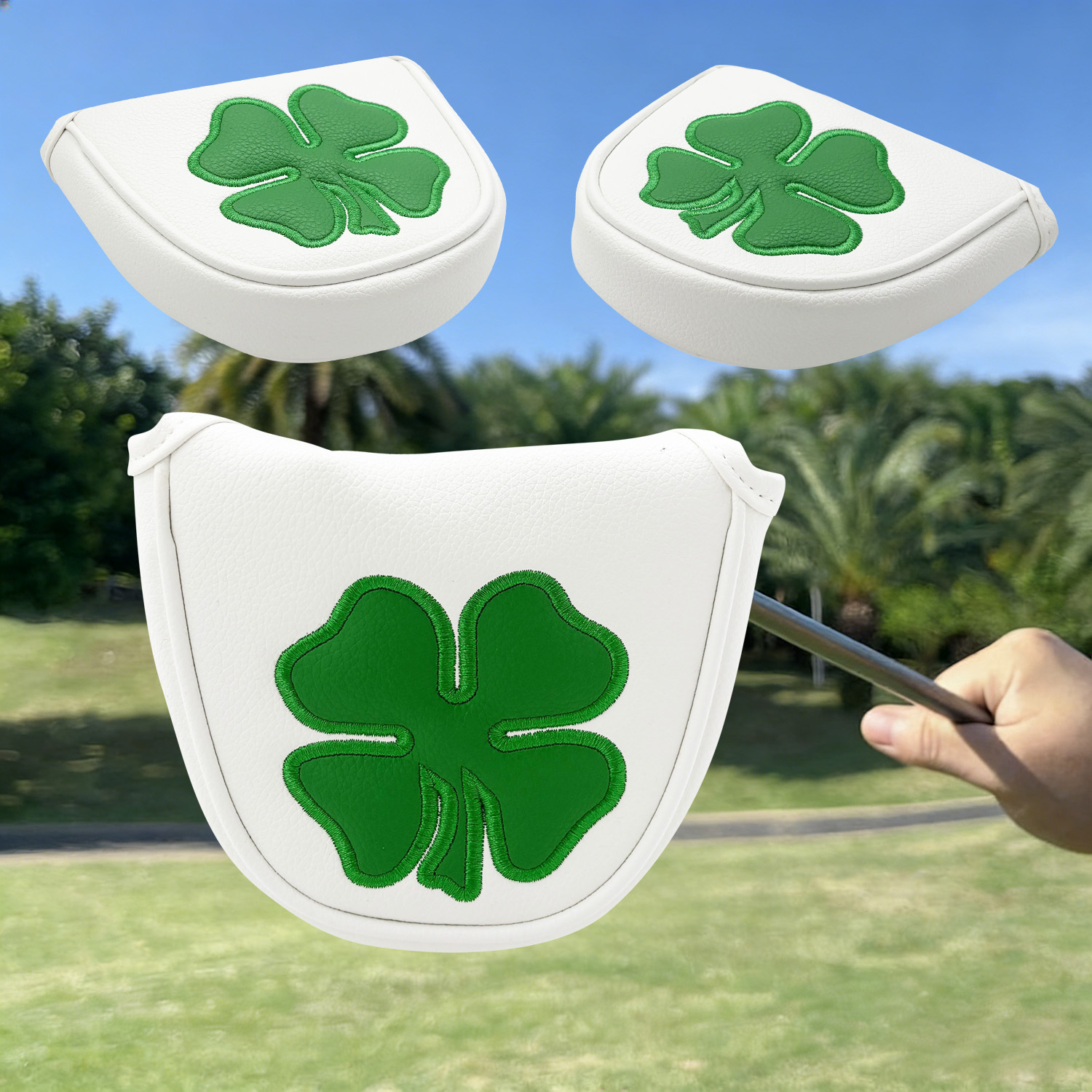 1pc Putter Head Cover, 'Clover - Golf Equipment Industry 评论和价格
