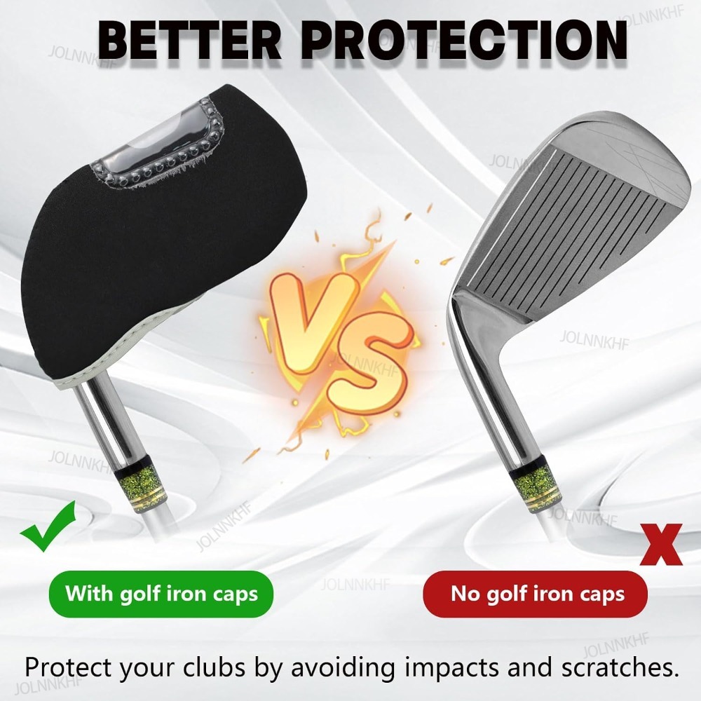 Clear Visible Head Covers 10Pc - Golf Equipment Industry 评论和价格