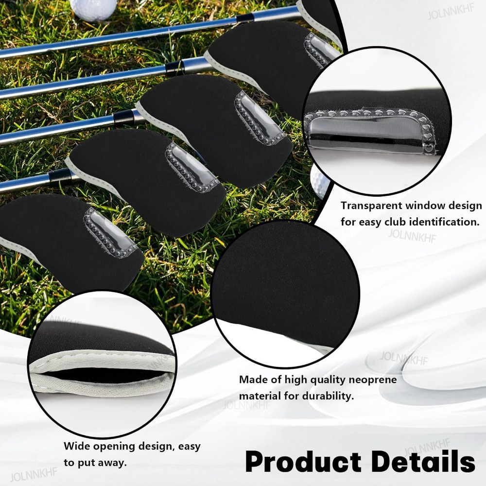 Clear Visible Head Covers 10Pc - Golf Equipment Industry 评论和价格
