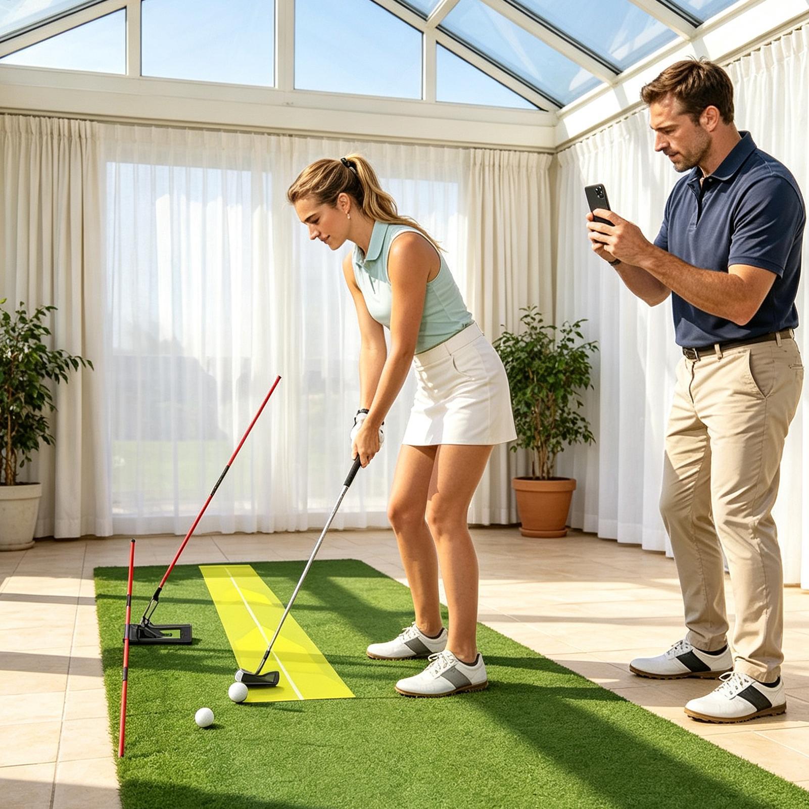 Golf Path Trainer Adjustable A - Golf Equipment Beginners 评论和价格